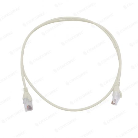 takılmayan 28 AWG ince RJ45 yama kablosu